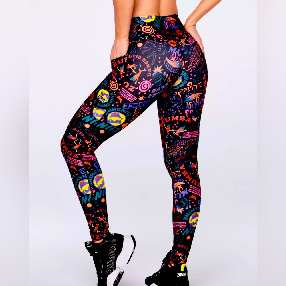 Zumba Club High waisted ankle leggings